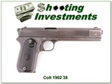 Colt 1902 Sporting 38 ACP made in 1904 all original! - 1 of 4