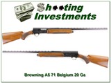 Browning A5 20 Gauge 71 Belgium VR Modified - 1 of 4