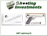 AMT Lightning Stainless 6.5in Target 22LR in box with papers! - 1 of 4