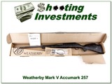Weatherby Mark V Accumark 257 Wthy ANIB! - 1 of 4