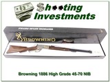Browning 1886 Hi-Grade 45-70 Carbine Unfired in box! - 1 of 4