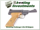 Browning Challenger 4.5in 69 Belgium Exc Cond! - 1 of 4