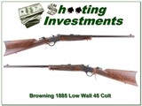 Browning 1885 Traditional Hunter Low Wall 45 COLT! - 1 of 4