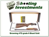 Browning 22 Auto Grade 6 VI Blued with gold NIB - 1 of 4