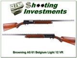 Browning A5 Light 12 61 Belgium 28in VR Mod - 1 of 4