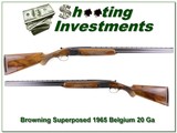 Browning 1965 Belgium Superposed 20 Ga 28in - 1 of 4