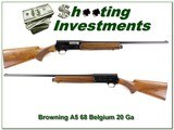 Browning A5 68 Belgium 20 Gauge 26in IC - 1 of 4