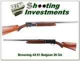 Browning A5 61 Belgium 20 Gauge 26in VR Skeet! - 1 of 4