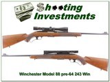 Winchester Model 88 pre-64 243 1957 factory mag - 1 of 4
