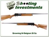 Browning A5 64 Belgim 20 Gauge VR looks unfired! - 1 of 4