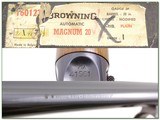 Browning A5 20 Magnum 71 Belgium unfired in box! - 4 of 4