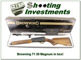Browning A5 20 Magnum 71 Belgium unfired in box! - 1 of 4