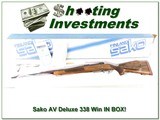 Sako AV Deluxe 338 Win Mag NIB XX Wood! - 1 of 4