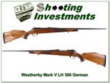 Weatherby Mark V Deluxe LH German 300 Wthy Magnum! - 1 of 4