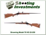 Browning Model 78 22-250 Rem Heavy Barrel like new - 1 of 4