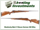 Weatherby Mark V Deluxe 300 German nice wood! - 1 of 4