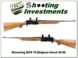 Browning BAR Grade 1 1970 Belgium 30-06 honey blond - 1 of 4