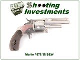 Marlin 1878 revolver in 38 S&W - 1 of 4