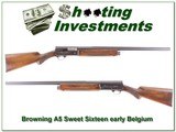 Browning A5 Sweet Sixteen 49 Belgium 26in Solid - 1 of 4