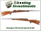 Remington 700 Varmit Special Pressed Checkering 22-250 - 1 of 4