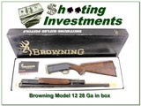 Browning Model 12 28 Ga nice wood ANIB - 1 of 4