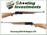 Browning 69 Belgium BAR 270 near new with history! - 1 of 5
