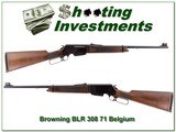 Browning 71 Belgium BLR 308 near new with history! - 1 of 5