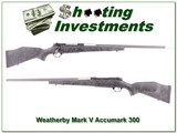 Weatherby Mark V Accumark 300 Wthy Mag Exc Cond! - 1 of 4