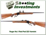 Ruger No.1 223 Remington Varmint Red Pad - 1 of 4