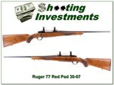 Ruger 77 Tang Safety Red Pad 30-06 Exc Cond! - 1 of 4