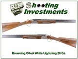 Browning Citori Superlight White Lightning 20 Ga - 1 of 4