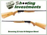 Browning 22 Auto 64 Belgium Blond - 1 of 4