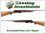 Browning BAR Grade II 338 71 Belgium Blond - 1 of 4