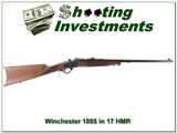 Winchester 1885 Rare Traditional Hunter 17 HMR! - 1 of 4