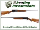 Browning A5 Sweet Sixteen 63 Belgium 28in Mod - 1 of 4