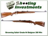 Browning Safari Grade 64 Belgium 300 Win Magnum - 1 of 4