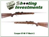 Cooper Model 57-M 17 Mach 2 Stainless varmint barrel - 1 of 4
