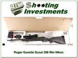 Ruger Gunsite Scout 308 Win w/ Nikon Encore in box - 1 of 4