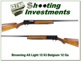 Browning A5 Light 12 63 Belgium Vent Rib collector! - 1 of 4