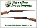 Browning A5 59 Belgium Magnum 12 32in VR - 1 of 4