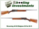 Browning A5 20 Ga 62 Belgium 26in IC - 1 of 4