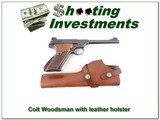 Colt 1949 Woodsman 22LR with holster - 1 of 4