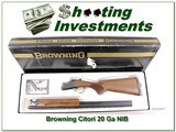 Early Browning Citori 20 Ga unfired in box collector! - 1 of 4