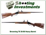 Browning Model 78 30-06 Varmint Barrel Exc Cond - 1 of 4