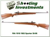Remington 1903 Sporter 30-06 1918 RIA - 1 of 4