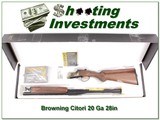 Browning Citori Limited Production Dekalb 20 Ga NIB - 1 of 4