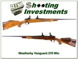 Weatherby Vanguard Deluxe XX Wood 270 Win - 1 of 4