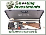 Beretta 471 Silver Hawk 12 Ga SxS Exc Con - 1 of 4