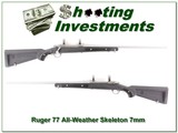 Ruger Mark II All-Weather Stainless “Skeleton” 7mm new Cond - 1 of 4