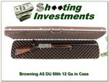 Browning A5 12 Gauge DU XX Wood in case - 1 of 4